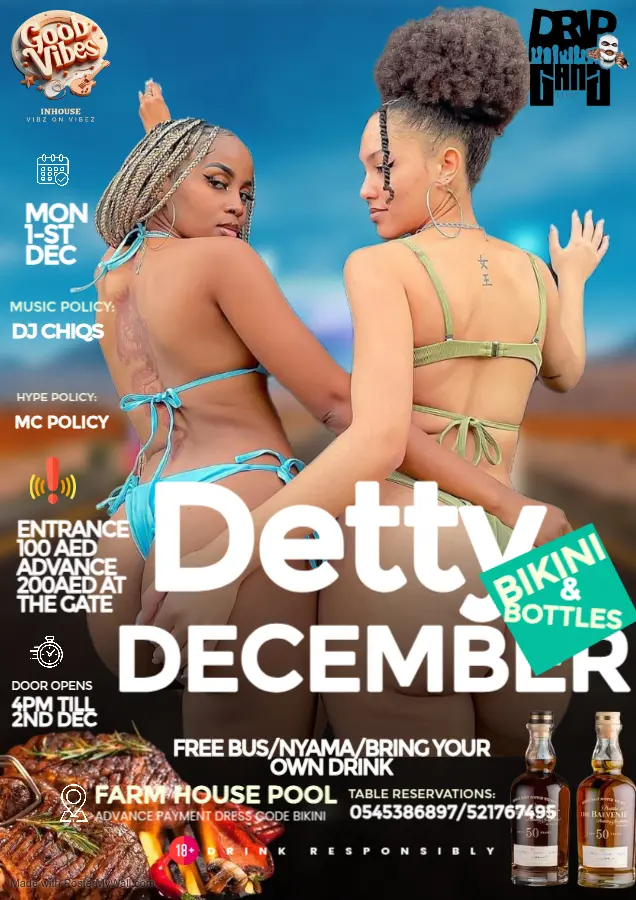 DETTY DECEMBER - BIKINI $ BOTTLES