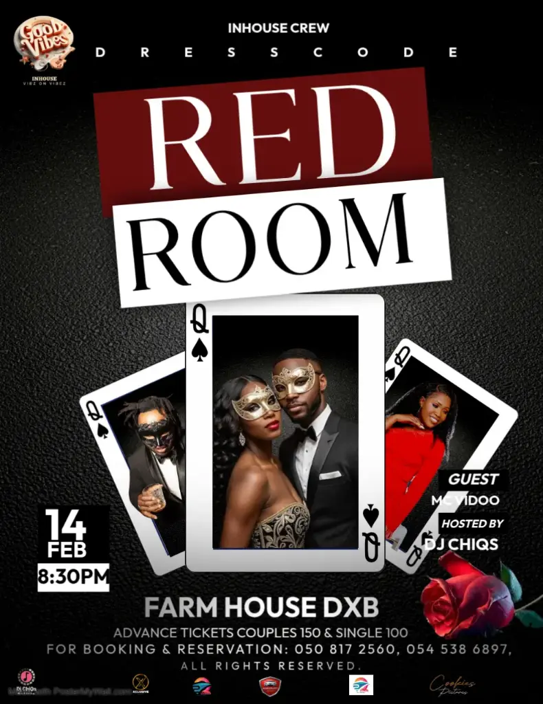 RED ROOM/THE BAG SINGLE TICKETS14TH FEB,2026